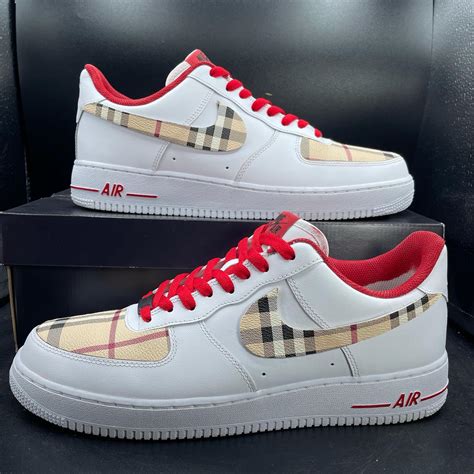 nike air force one burberry